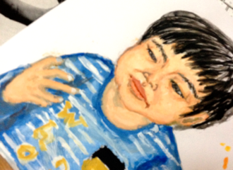 水彩絵の具 イラスト