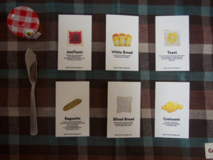 パンのメッセージカード