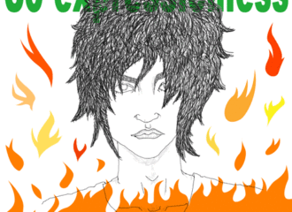 So expressionless...