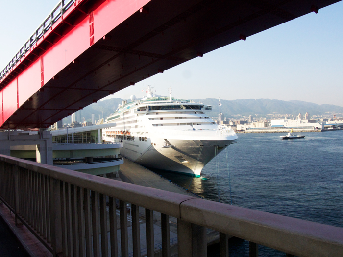 神戸大橋からの景色