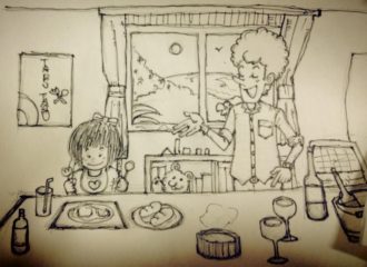 「こどもだって」手書きイラスト