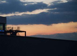神戸空港の展望台から