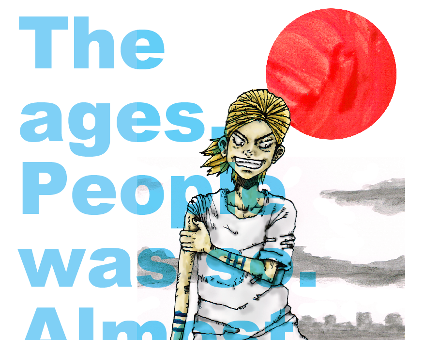 坊のイラストレーション