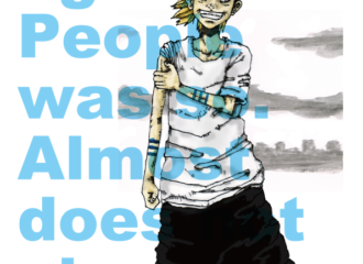 坊のイラストレーション