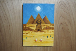 エジプトに行ってみたい イラストレーション