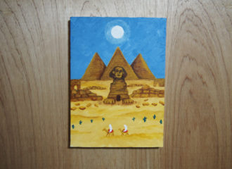 エジプトに行ってみたい イラストレーション