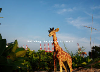 キリンのミニチュアの写真