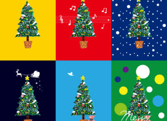 クリスマスツリー イラストレーション