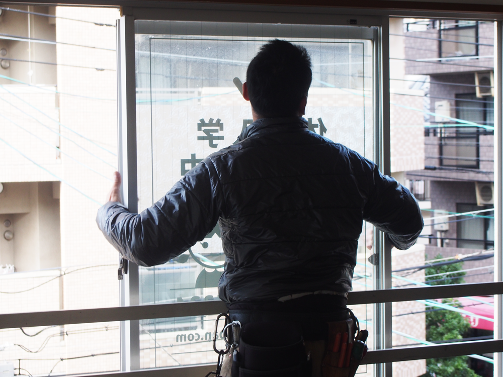 天城そろばん教室 施工風景