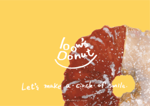 bow's Donut ポスター デザイン