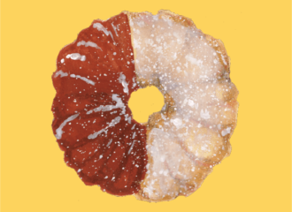 チョコクルーラー イラストレーション