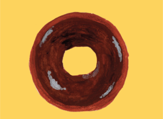 ダブルチョコレート イラストレーション