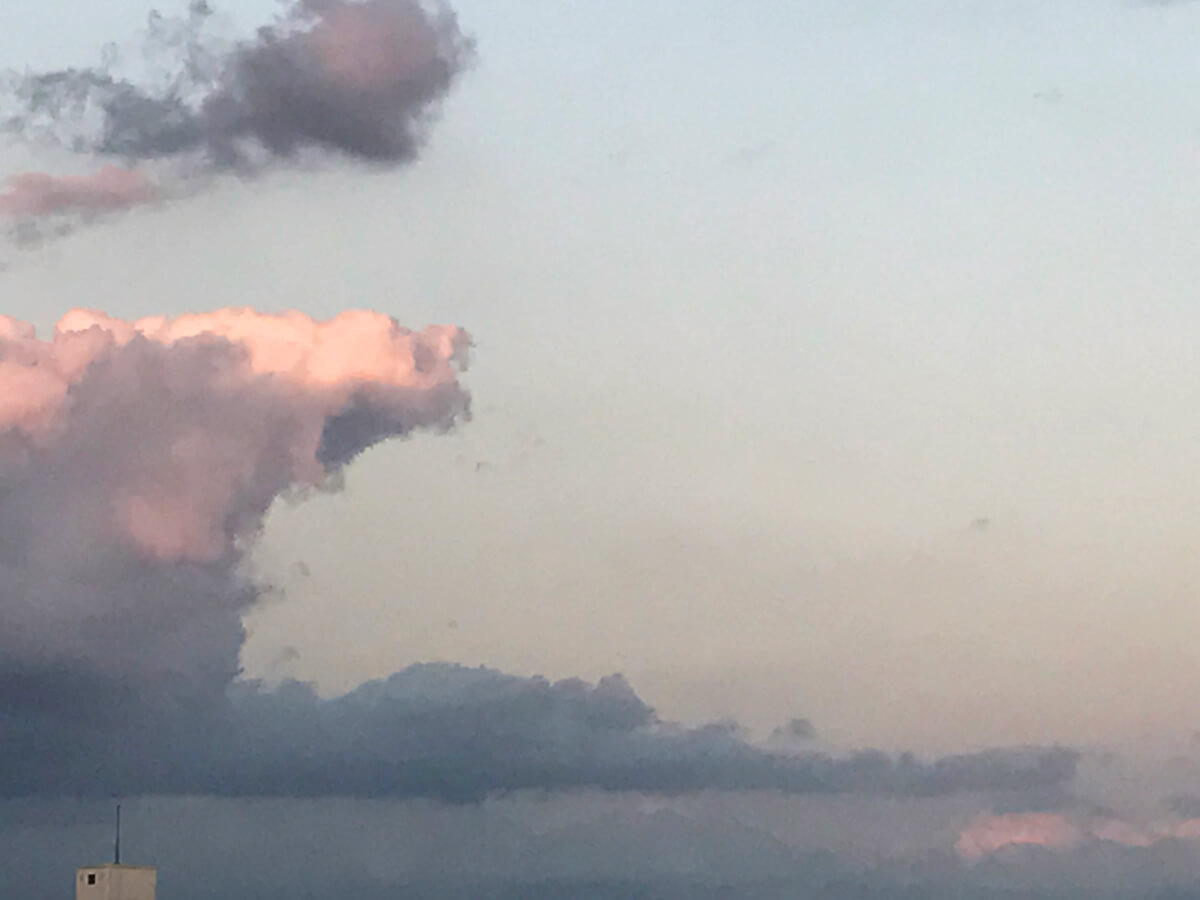 虎のような雲の写真