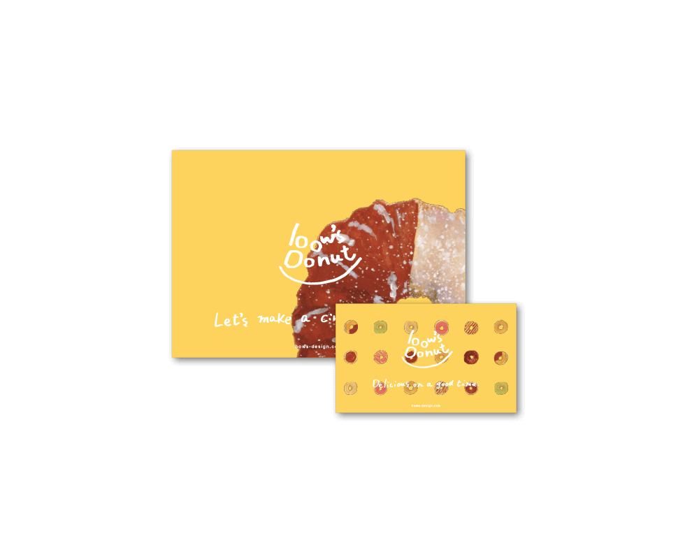 bow's Donut カードデザイン