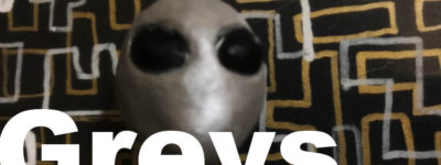 紙粘土クラフト 宇宙人