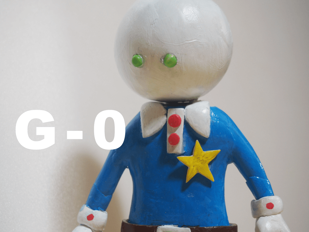 樹脂粘土 フィギュア オリジナルキャラクター G-0