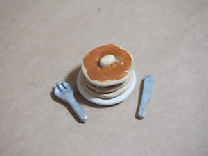 粘土細工 ホットケーキ ミニチュア