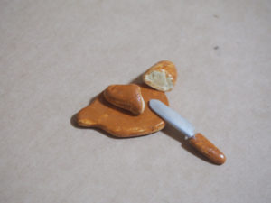 粘土細工 パン ミニチュア