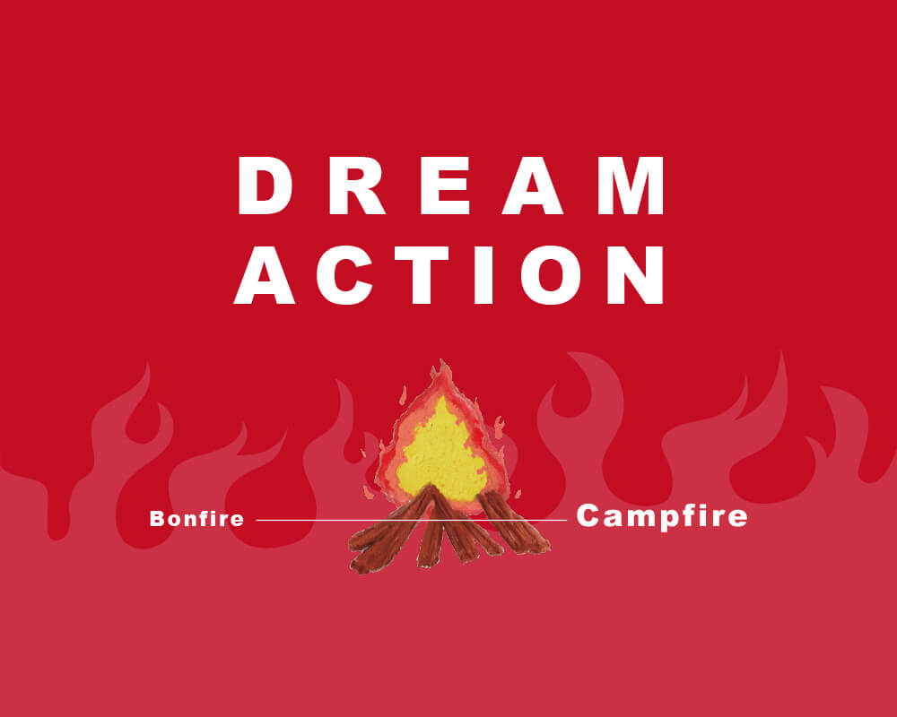 DreamAction ロゴ ビジュアル