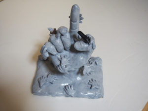 粘土細工 手 No.1争い