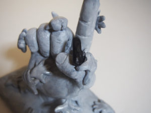 粘土細工 手 No.1争い