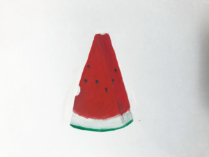 スイカ　イラストレーション