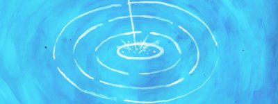 雨の雫　イラスト