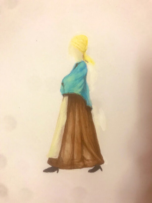 中世 メイド イラスト