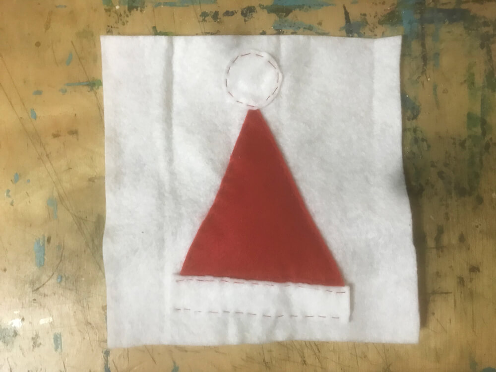 サンタ帽 ソーイング