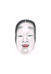 能面　イラスト