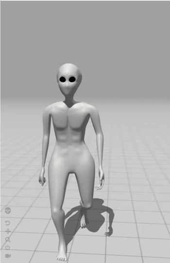 宇宙人 3dモデリング