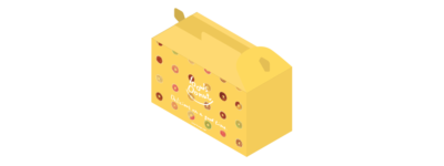 bow's Donuts　ドーナツ パッケージ