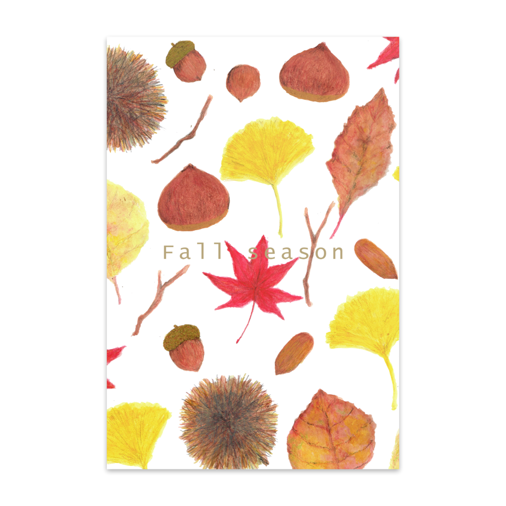 季節は秋　グッズ ポストカード