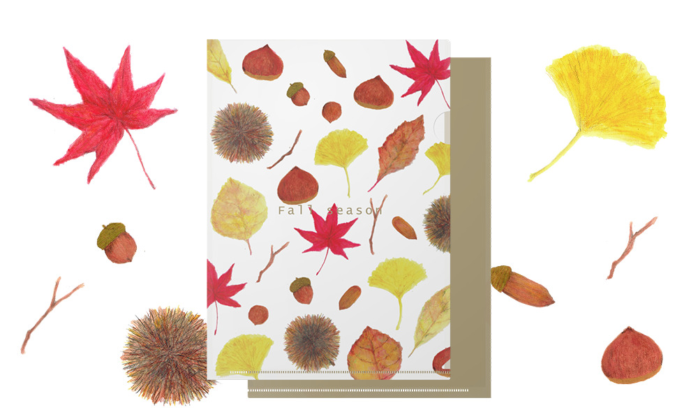 季節は秋　グッズ クリアファイル