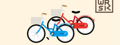 公園　自転車　イラスト