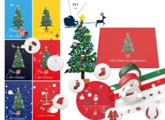 クリスマスのイラストグッズ