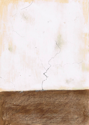 小学校の思い出「学校の壁」　イラスト