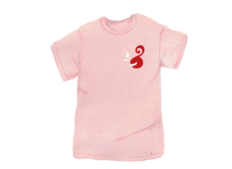 bow's T「純粋性悪意」Tシャツ イラスト