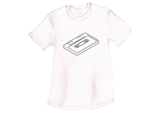 bow’s T「カセットテープ」Tシャツ イラスト