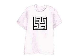 bow’s T「MAZE」Tシャツ イラスト