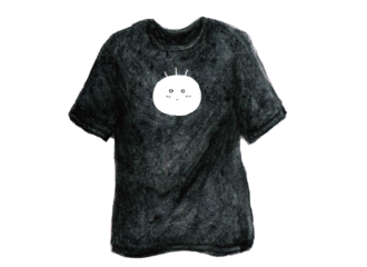 bow's T「坊太　宇宙を見る」Tシャツ イラスト