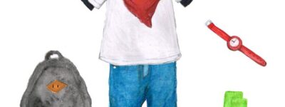 旅人の服　コーディネート　イラスト