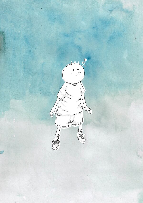 坊太 水中 イラスト