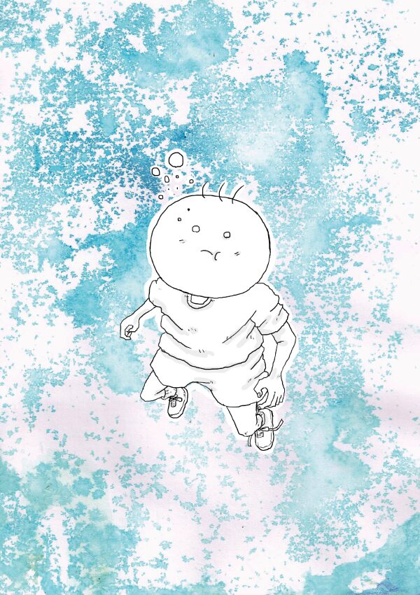 坊太 水中 イラスト