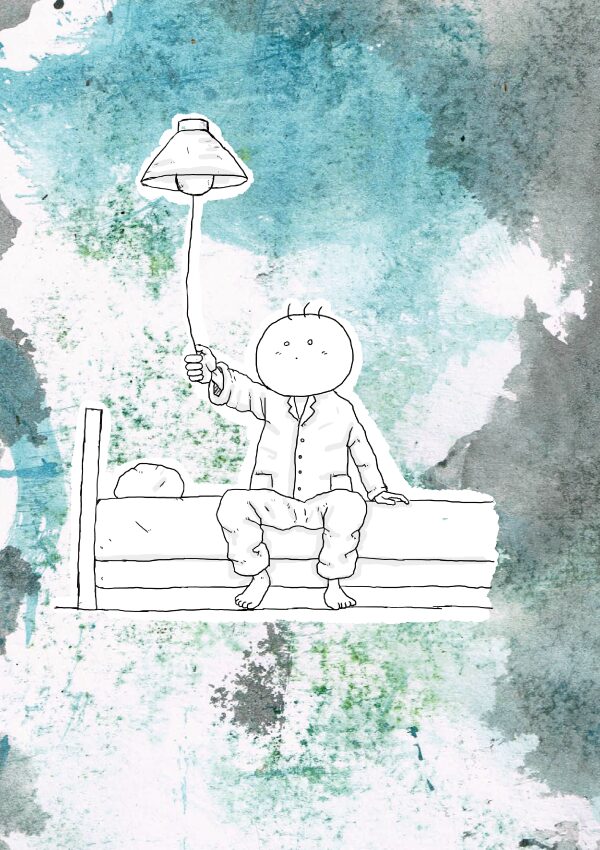 坊太と睡眠　イラスト