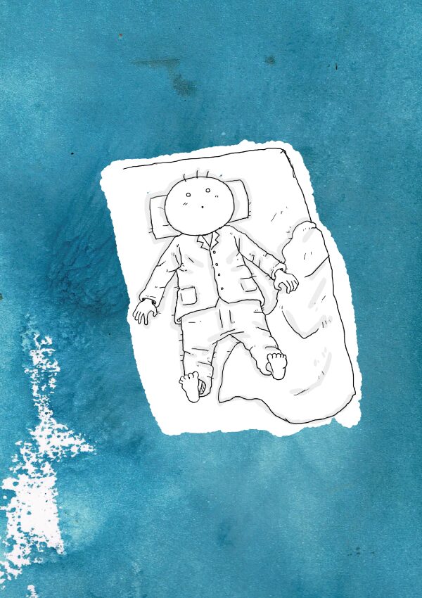 坊太と睡眠　イラスト