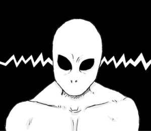 宇宙人　イラスト