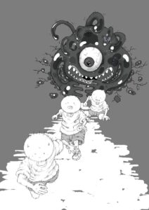 坊太　悪夢　イラスト