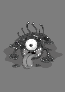 坊太　悪夢　イラスト