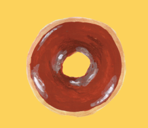 LINEスタンプ　ドーナツ　イラスト